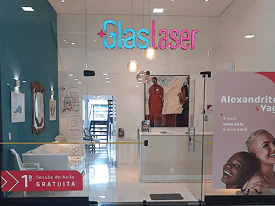Unidade GlasLaser Taguatinga no Edifício Pátio Capital ao lado do Shopping